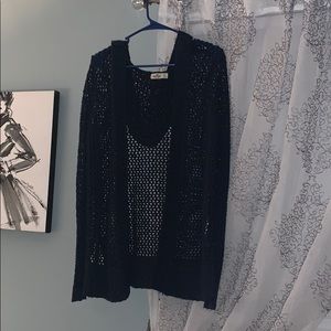 hooded holister cardigan